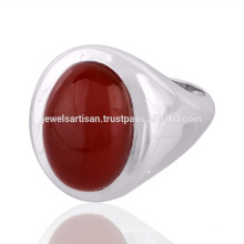 Red Onyx Gemstone 925 Sterling Silver Ring Jewelry